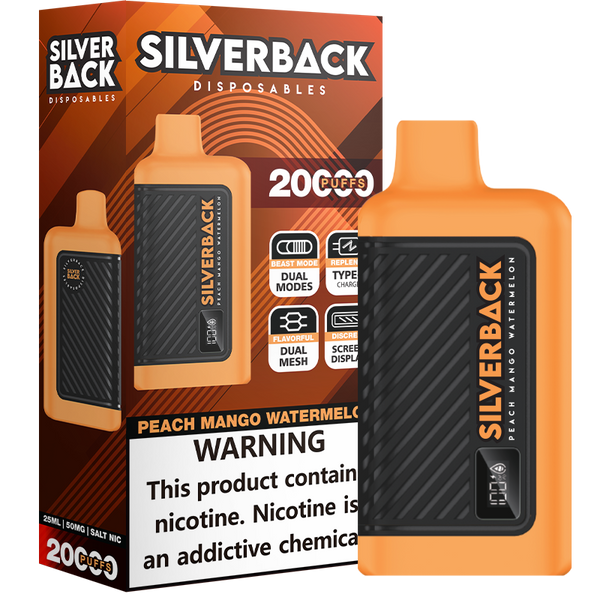 Silverback Disposables - Peach Mango Watermelon