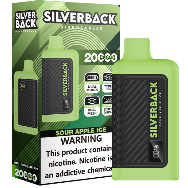 Silverback Disposables - Sour Apple Ice